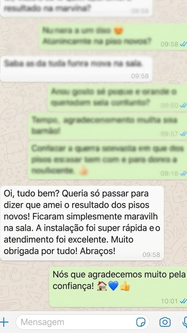 Depoimento Cliente FT Pisos