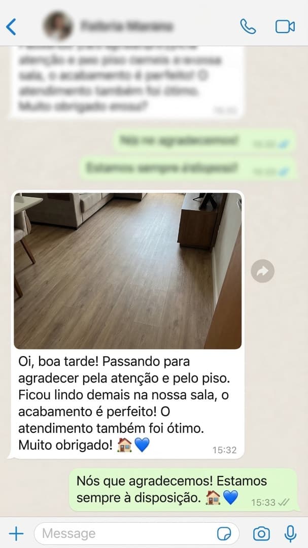 Depoimento Cliente FT Pisos