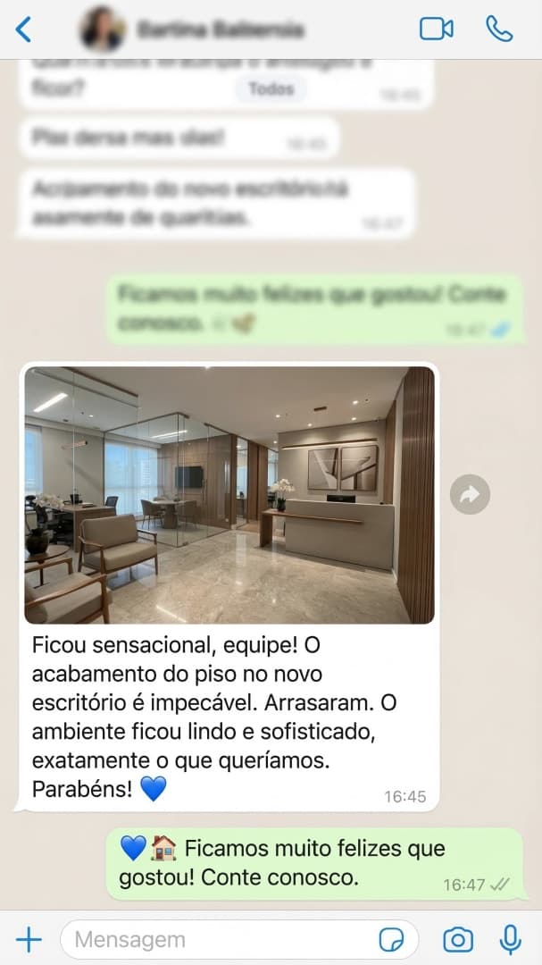 Depoimento Cliente FT Pisos