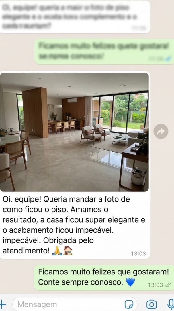 Depoimento Cliente FT Pisos